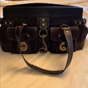 Coach shoulder strap purse